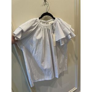 Pinch NWT White Capped Sleeve Size Small Oversized